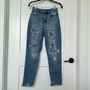 American Eagle stretch ripped jeans